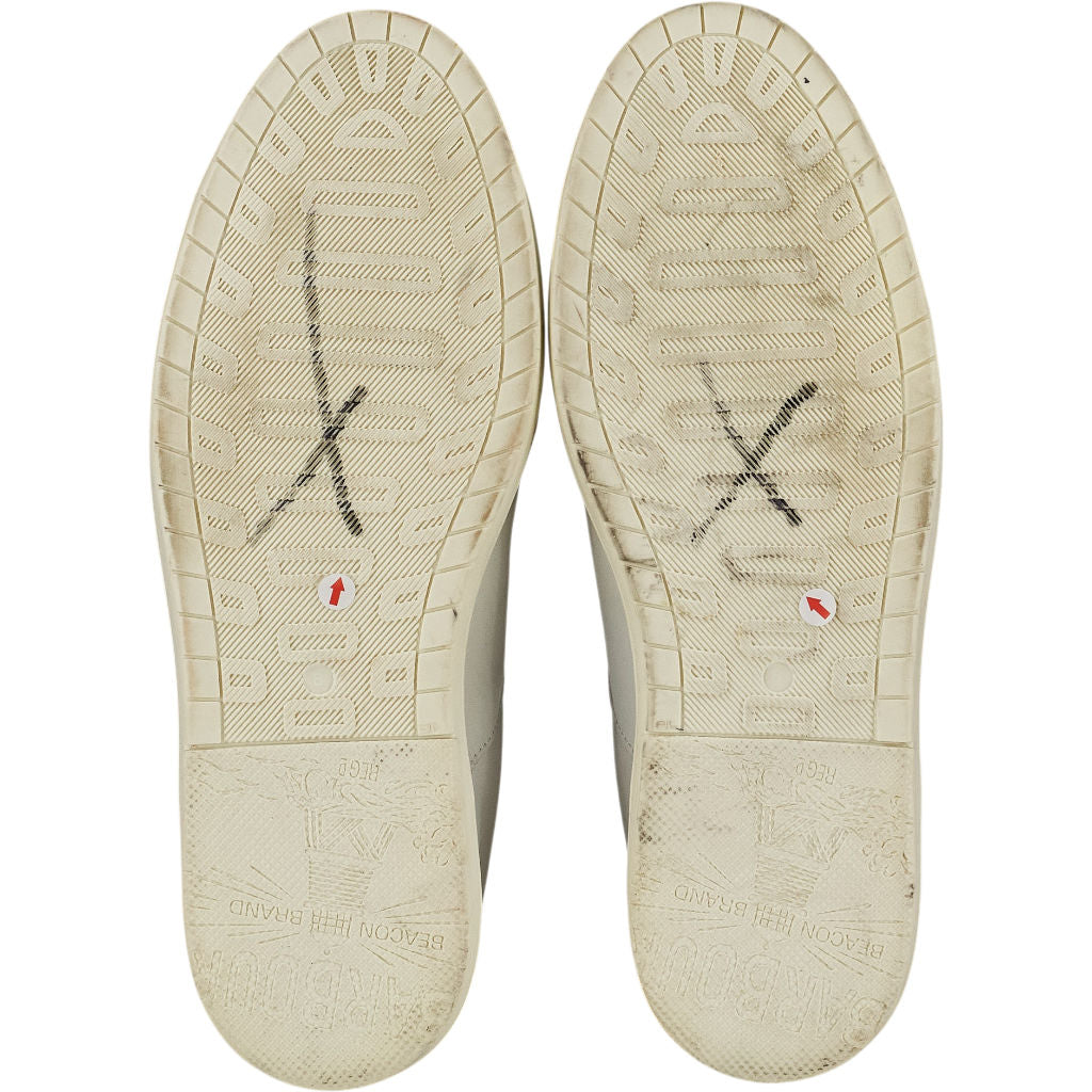 Barbour Grey Leather Trainers