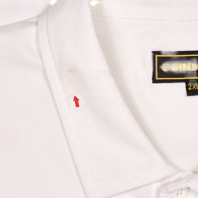 Cordings White Polo Shirt 100% Cotton