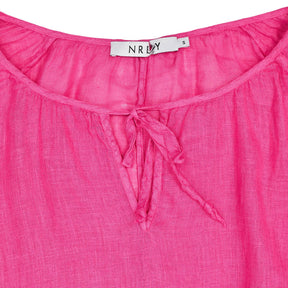 NRBY Pink Linen Blouse