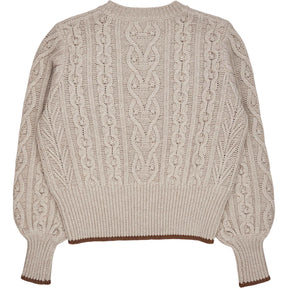 Seventy + Mochi Cream Cable Knit Jumper