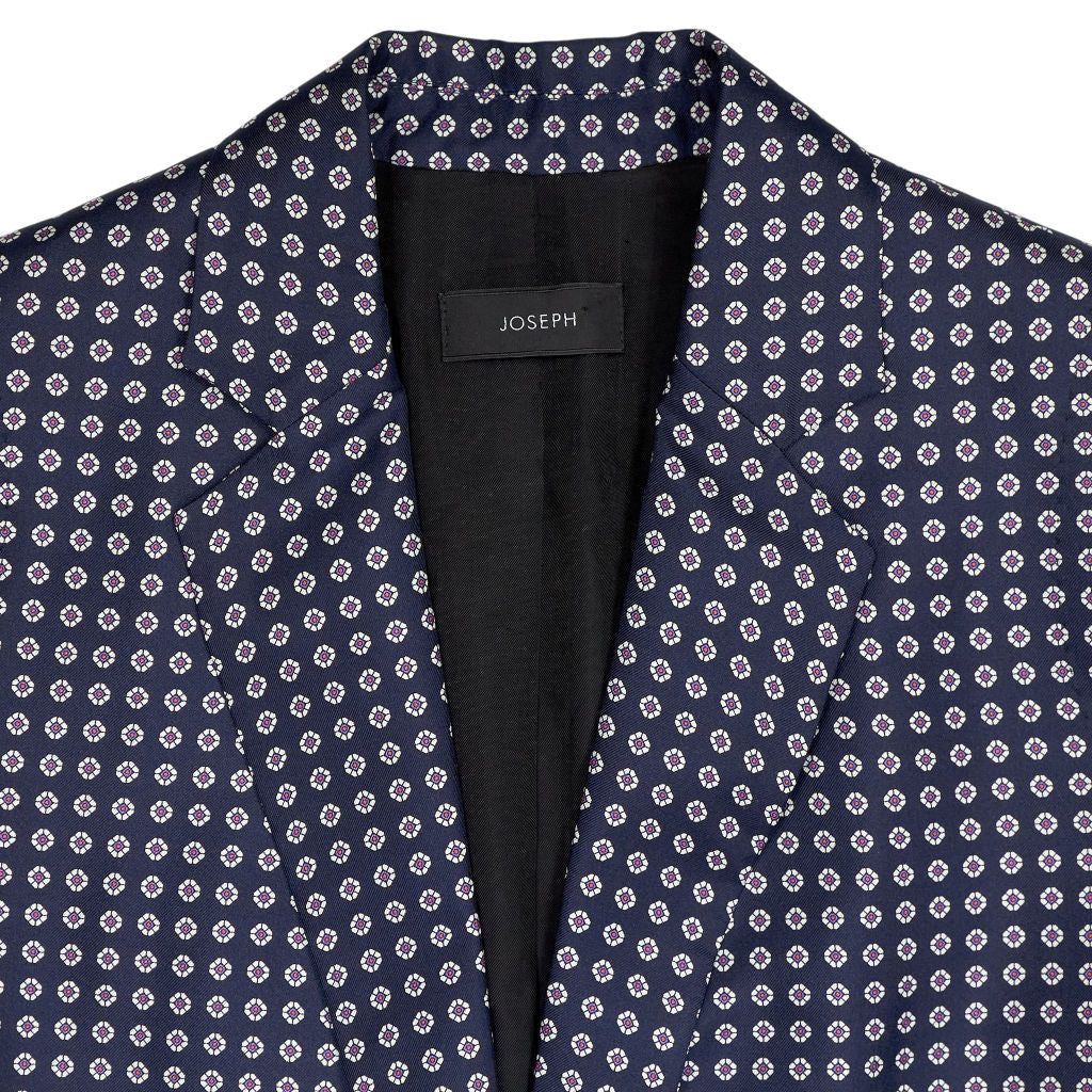 Joseph Blue Patterned Blazer