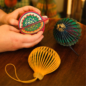 Honeycomb Bauble - 3 individual colours