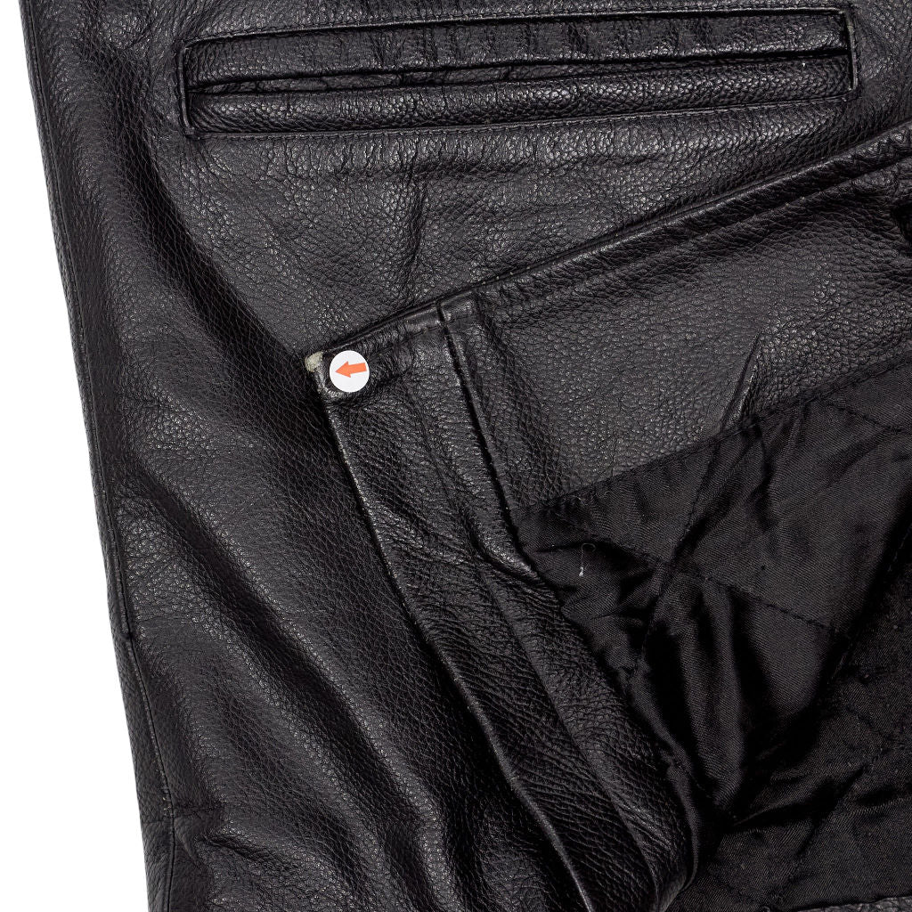 Vintage Savatini Black Leather Jacket