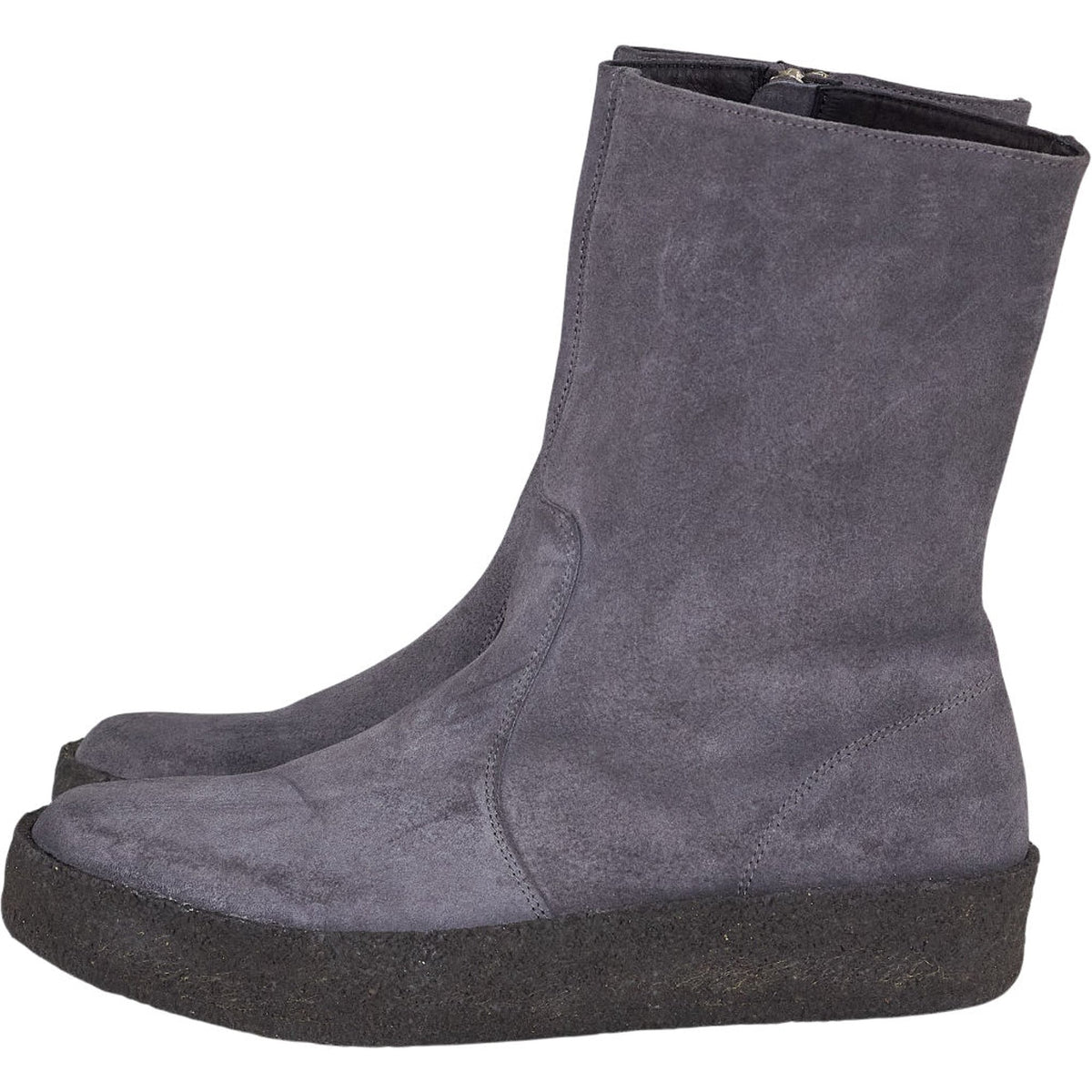 YMC Grey Suede Ankle Boots