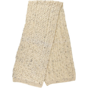 Glencroft Cream Wool Scarf
