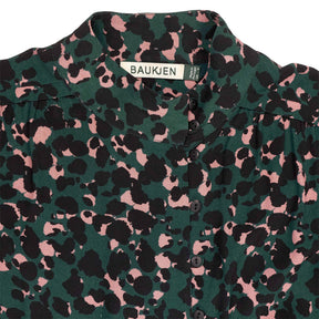 Baukjen Green Pink Patterned Blouse