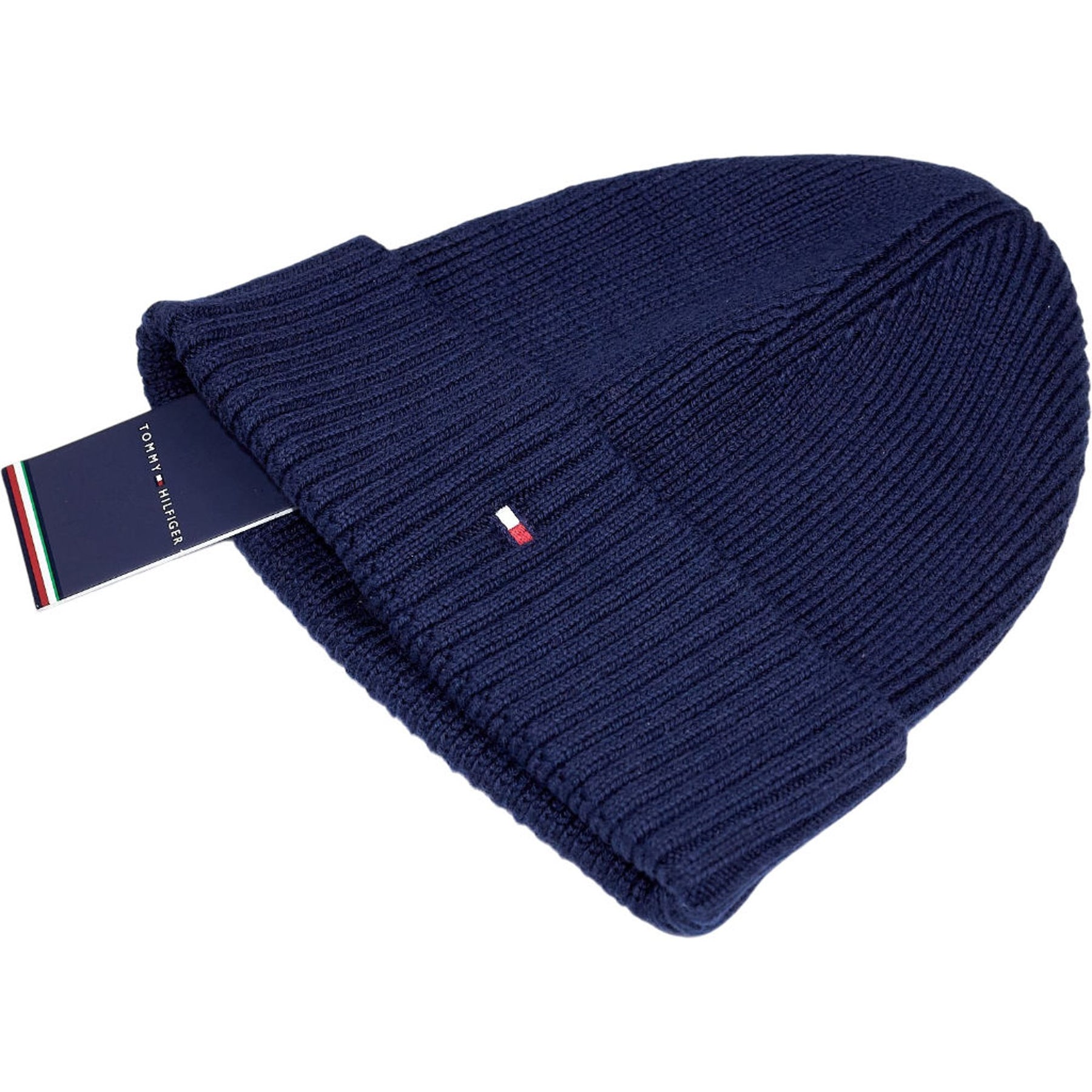 Tommy Hilfiger Navy Beanie & Gloves Set