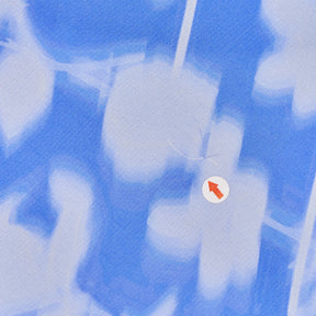 OMNES Blue River Blurred Floral Dress