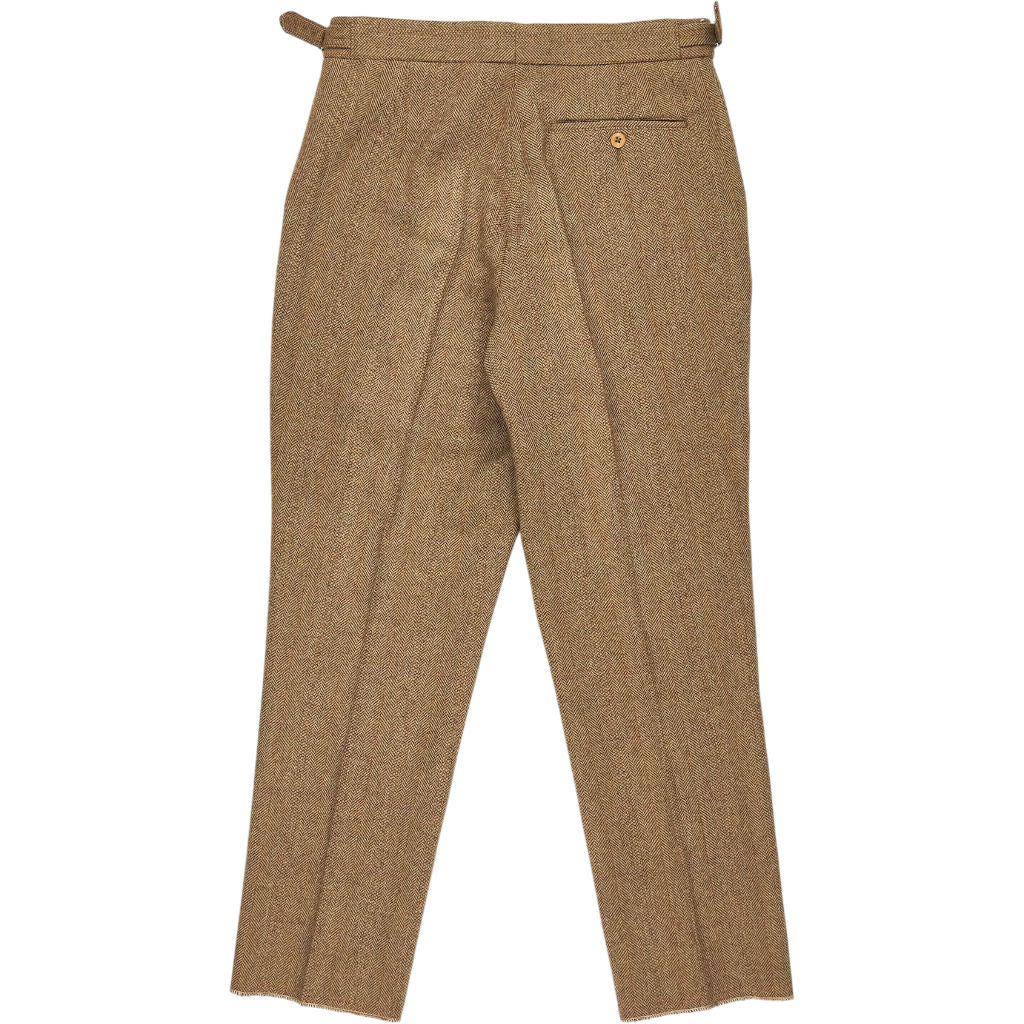 Cordings Brown Tweed Wool Trousers