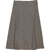 Wyse Tan Red Check Madeleine Skirt