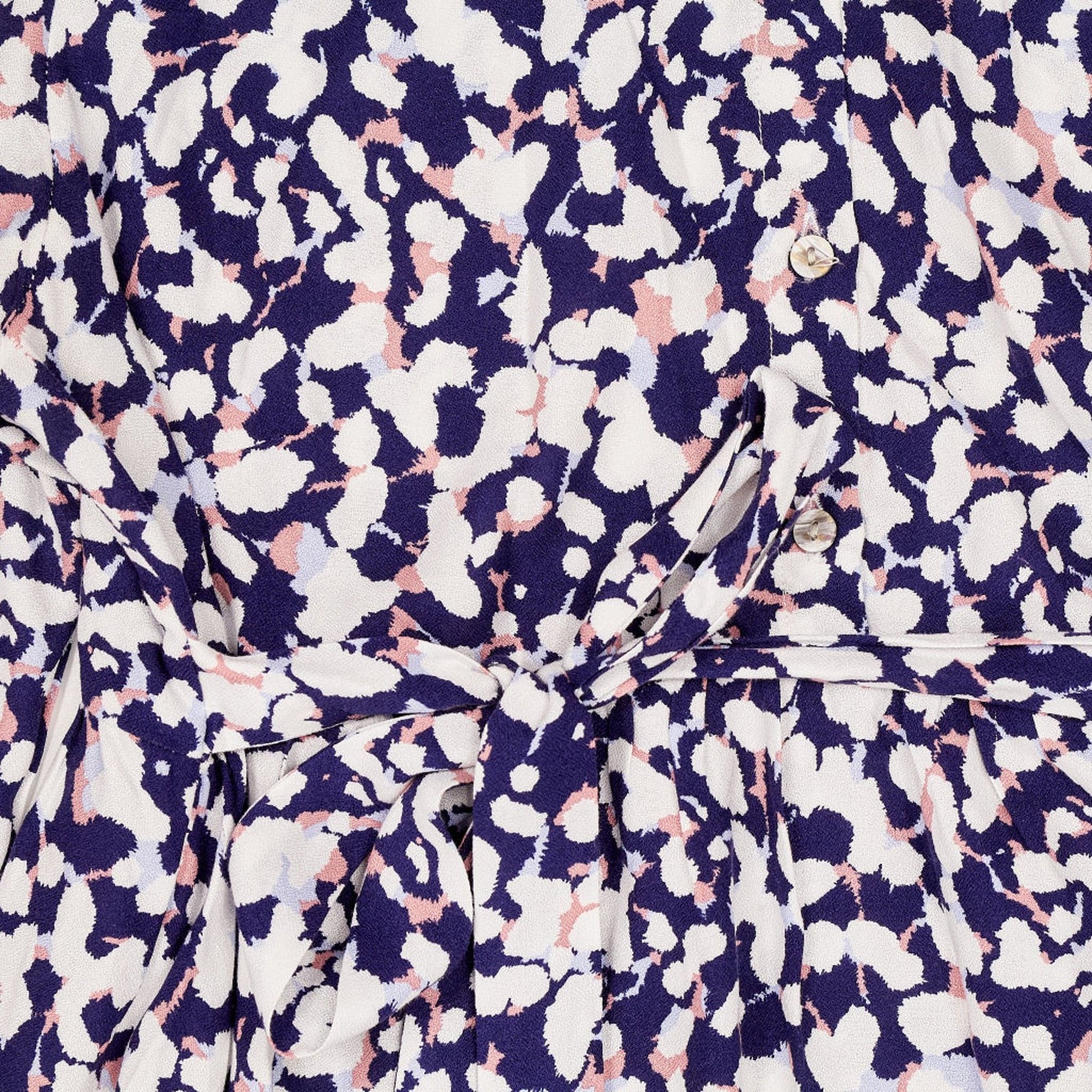 Isabella Oliver Blue Abstract Maternity Dress