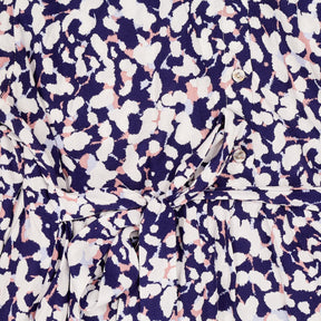 Isabella Oliver Blue Abstract Maternity Dress