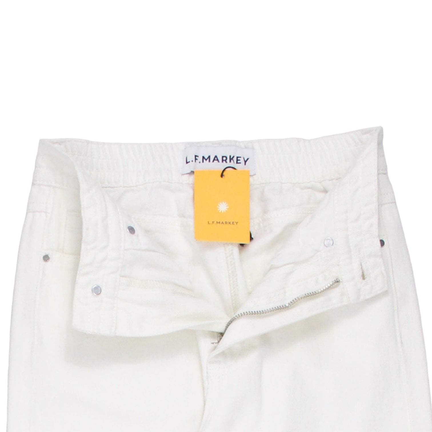 L.F. Markey Ivory Jonny Elasticated Jeans