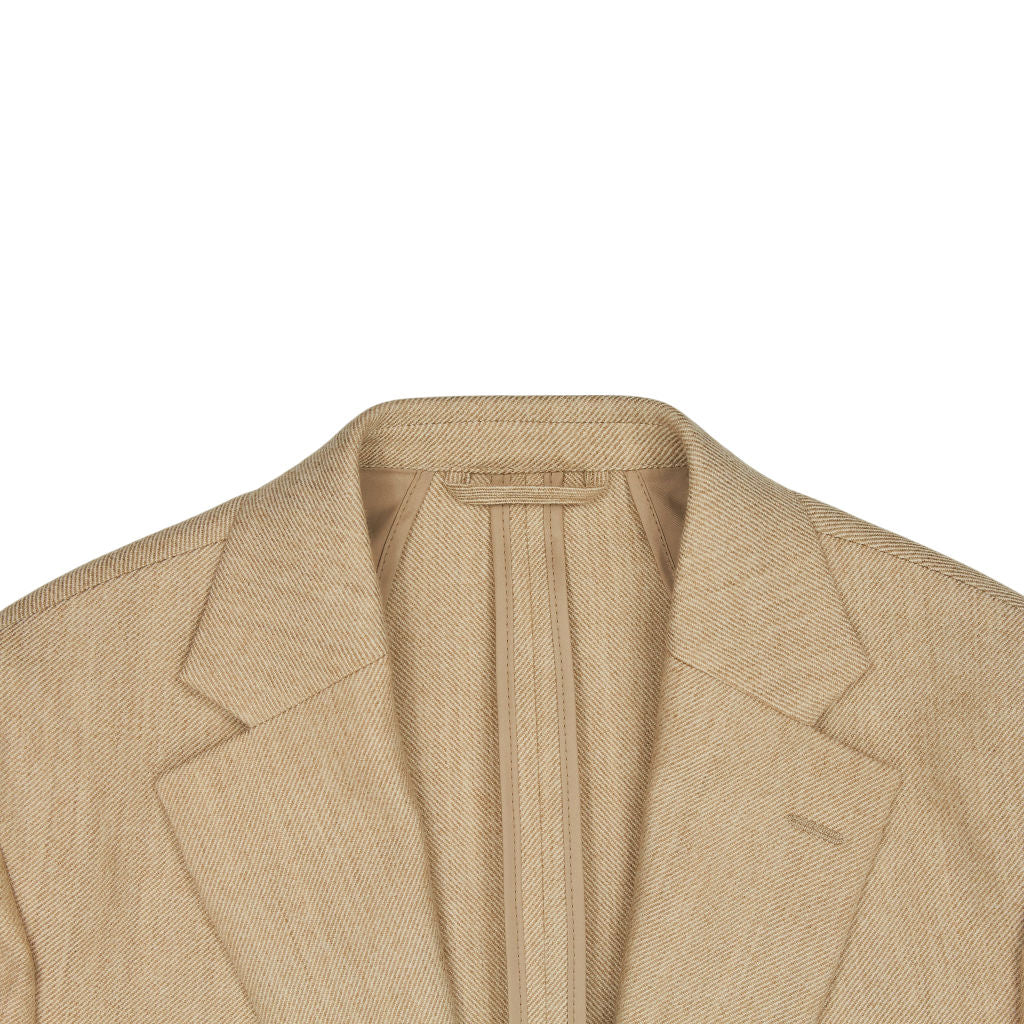 Moss Beige Tailored Fit Jacket