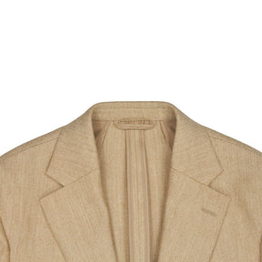 Moss Beige Tailored Fit Jacket