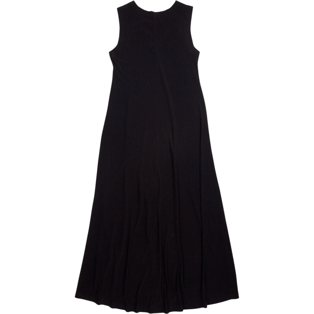 Norma Kamali Black Sleeveless Maxi Dress