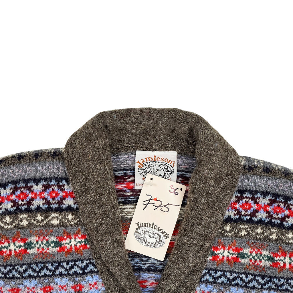 Jamieson's Multicolour Wool Cardigan