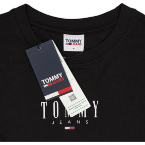 Tommy Jeans Black Fitted T-Shirt