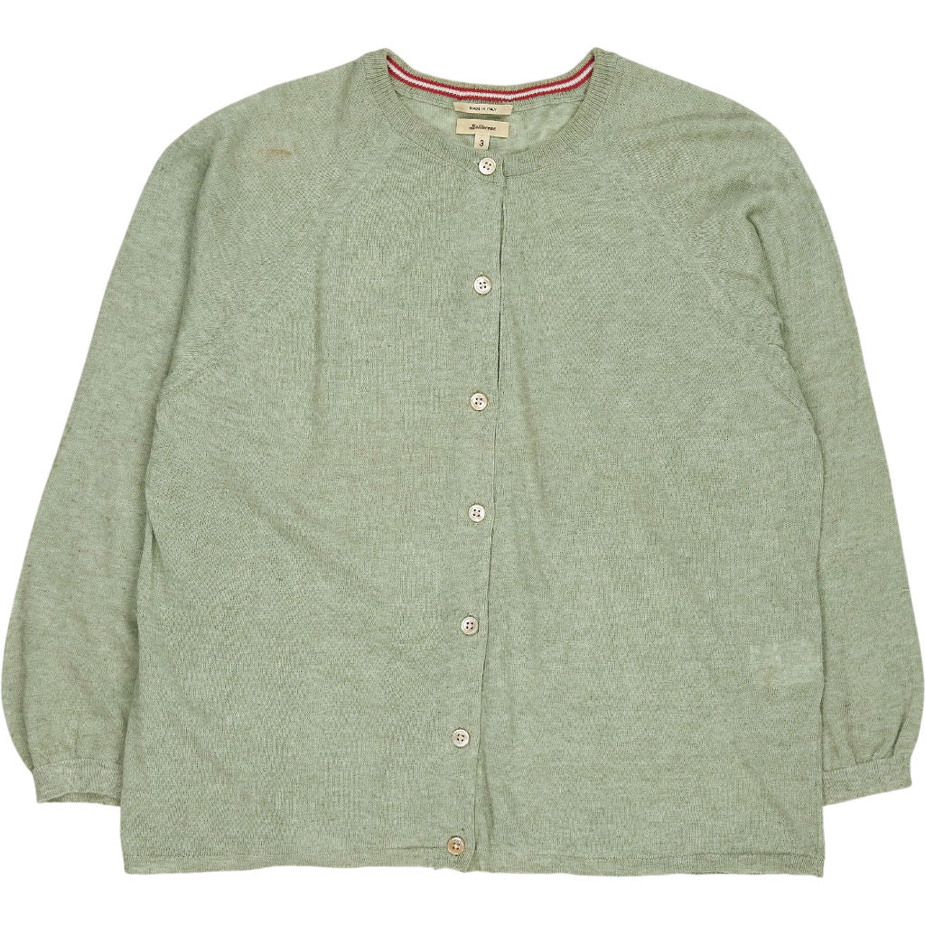 Bellerose Green Button-Up Cardigan