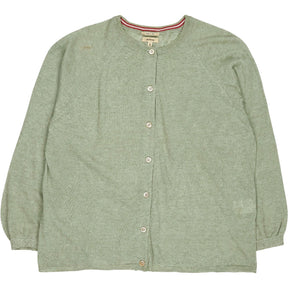 Bellerose Green Button-Up Cardigan
