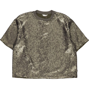 Hush Khaki Holly Sequin Tee