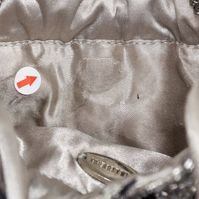 Pull & Bear Black Beaded Bag