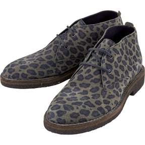 YMC Leopard Print Desert Boots