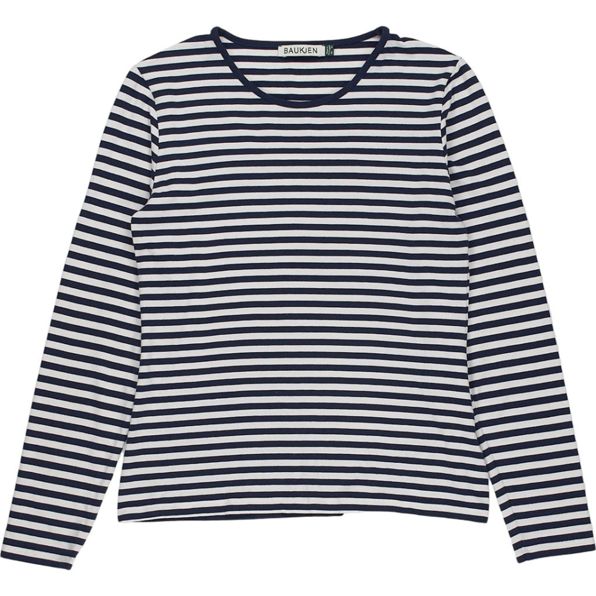 Baukjen Navy White Striped Top