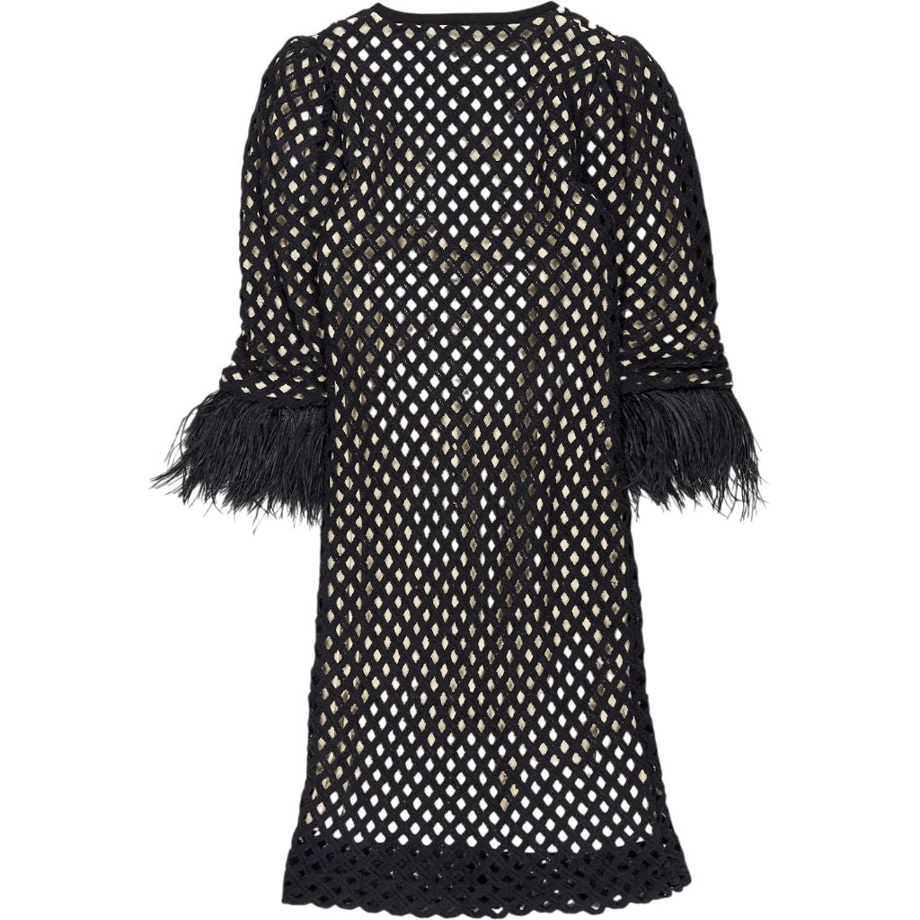 Lisa Black Fishnet Dress