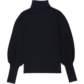 Cefinn Black Merino Wool Knit Top