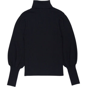 Cefinn Black Merino Wool Knit Top