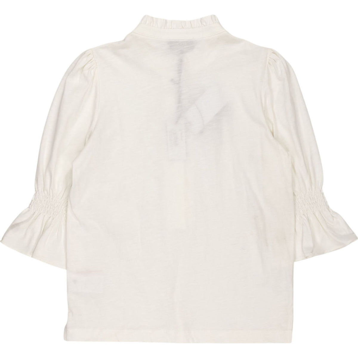 Wyse Ivory Flora Frill Blouse