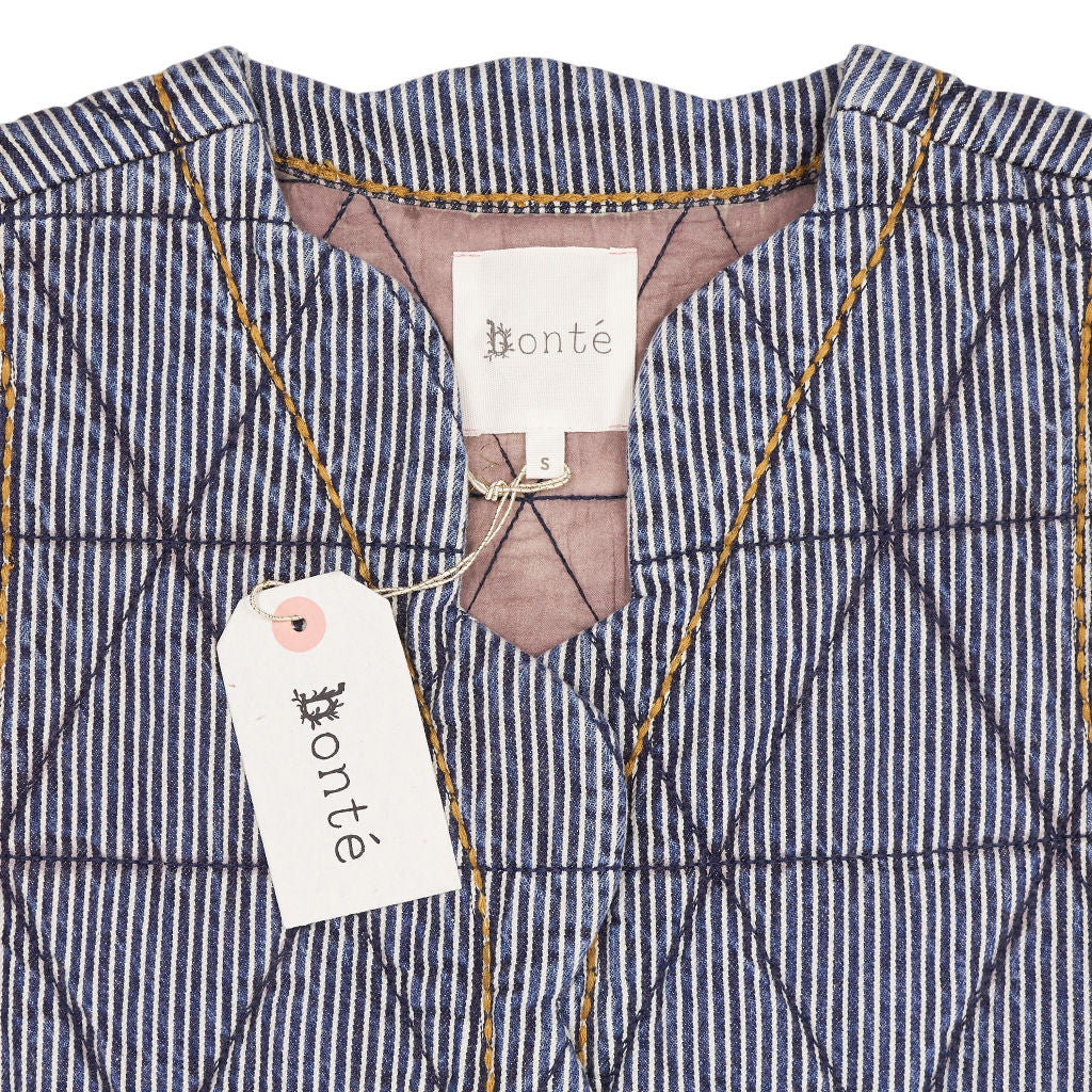 Bonte Blue Striped Estelle Gilet Striped