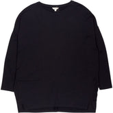 Hush Black Gillian Wide Jersey Top
