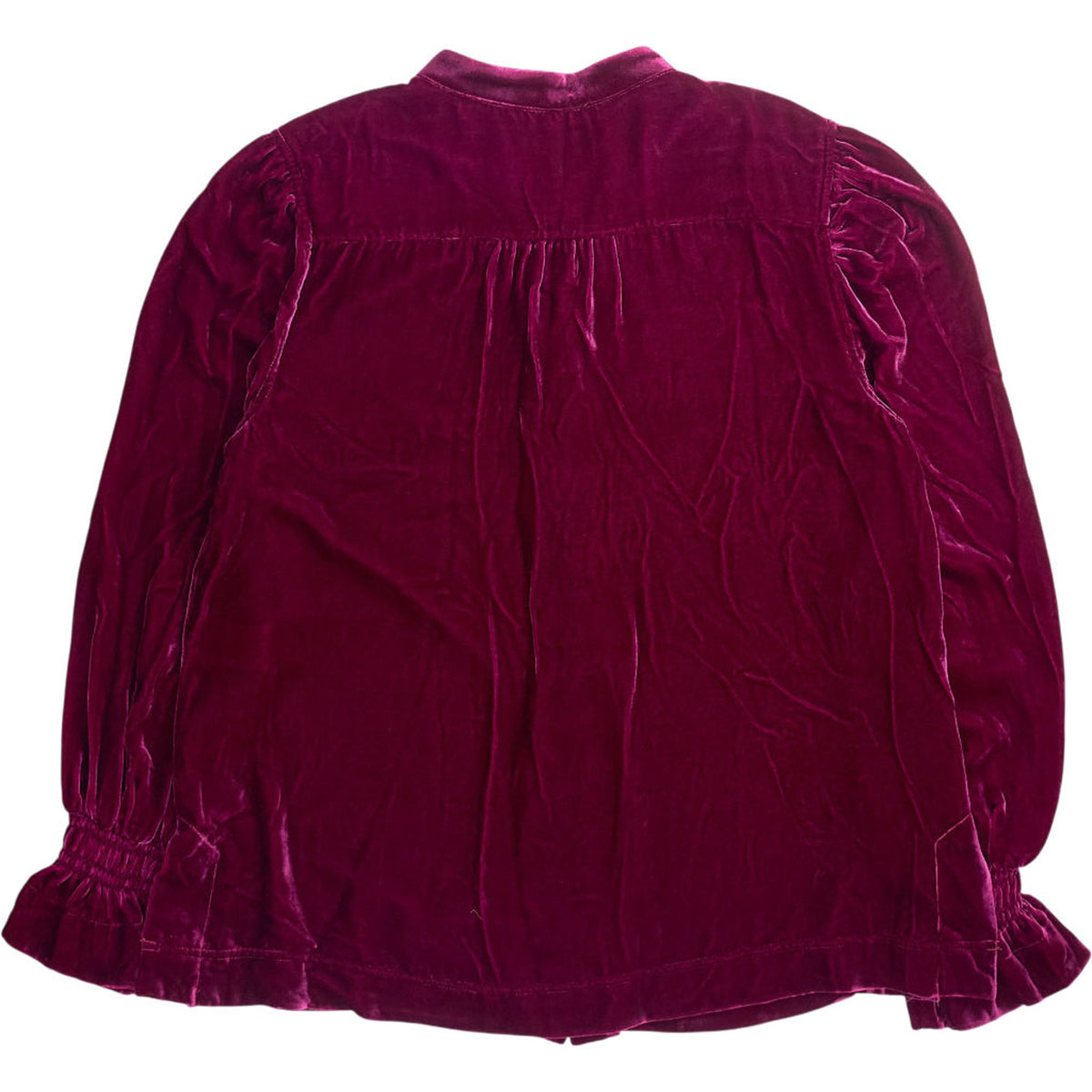 NRBY Purple Velvet Blouse