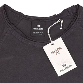 Pull & Bear Grey Relaxed Fit T-Shirt