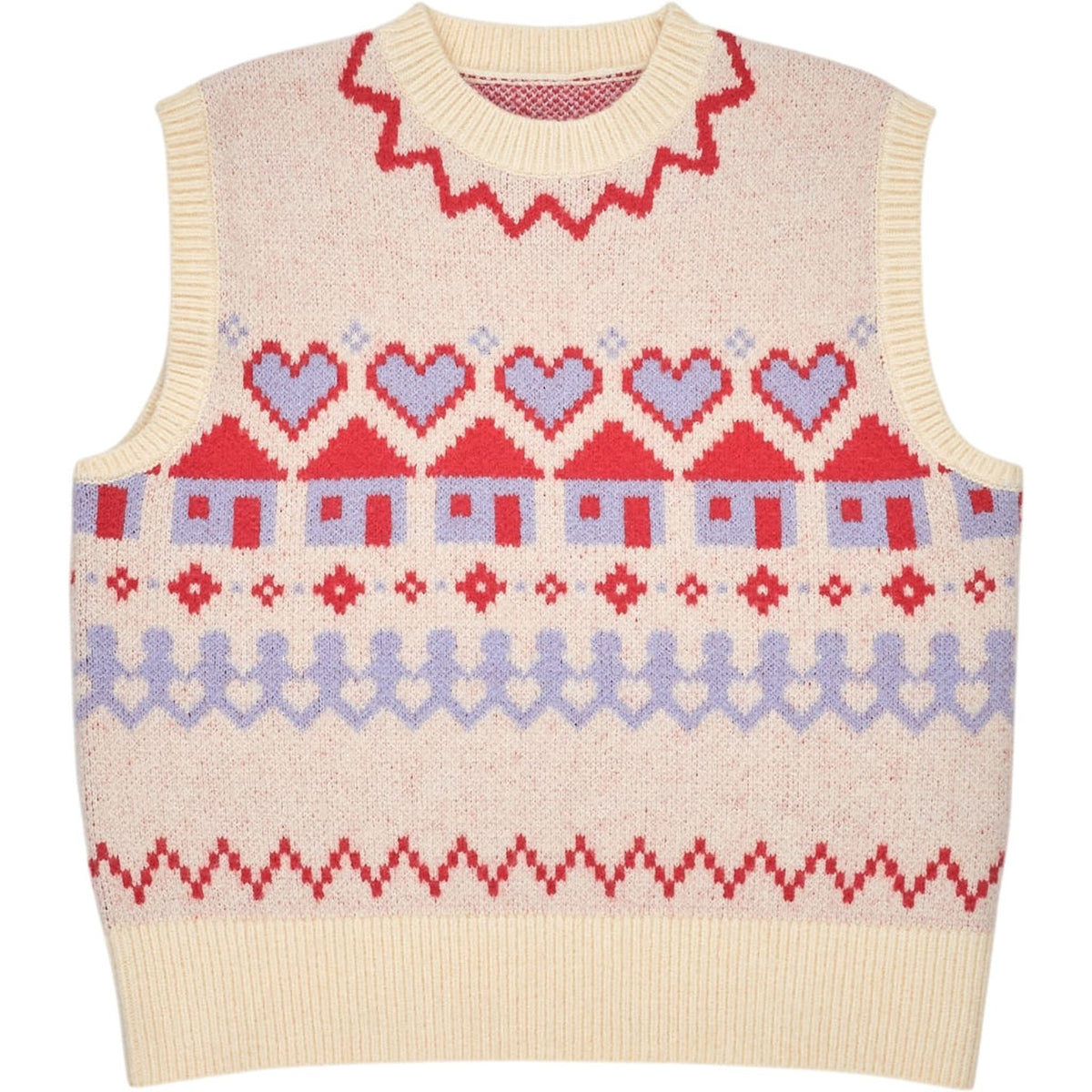 OMNES Cream Bobbi Sweater Vest
