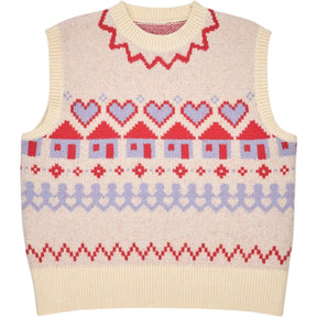 OMNES Cream Bobbi Sweater Vest