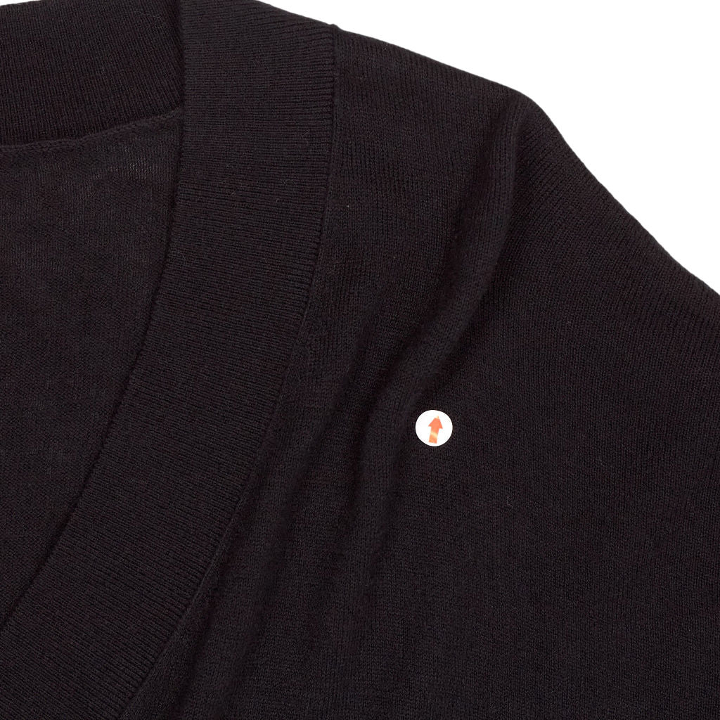Hush Black Bonnie Relaxed V Jumper