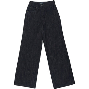 Wyse Black Denim Trousers 1, UK 8