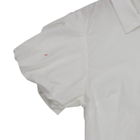 OMNES White Puff Sleeve Dress
