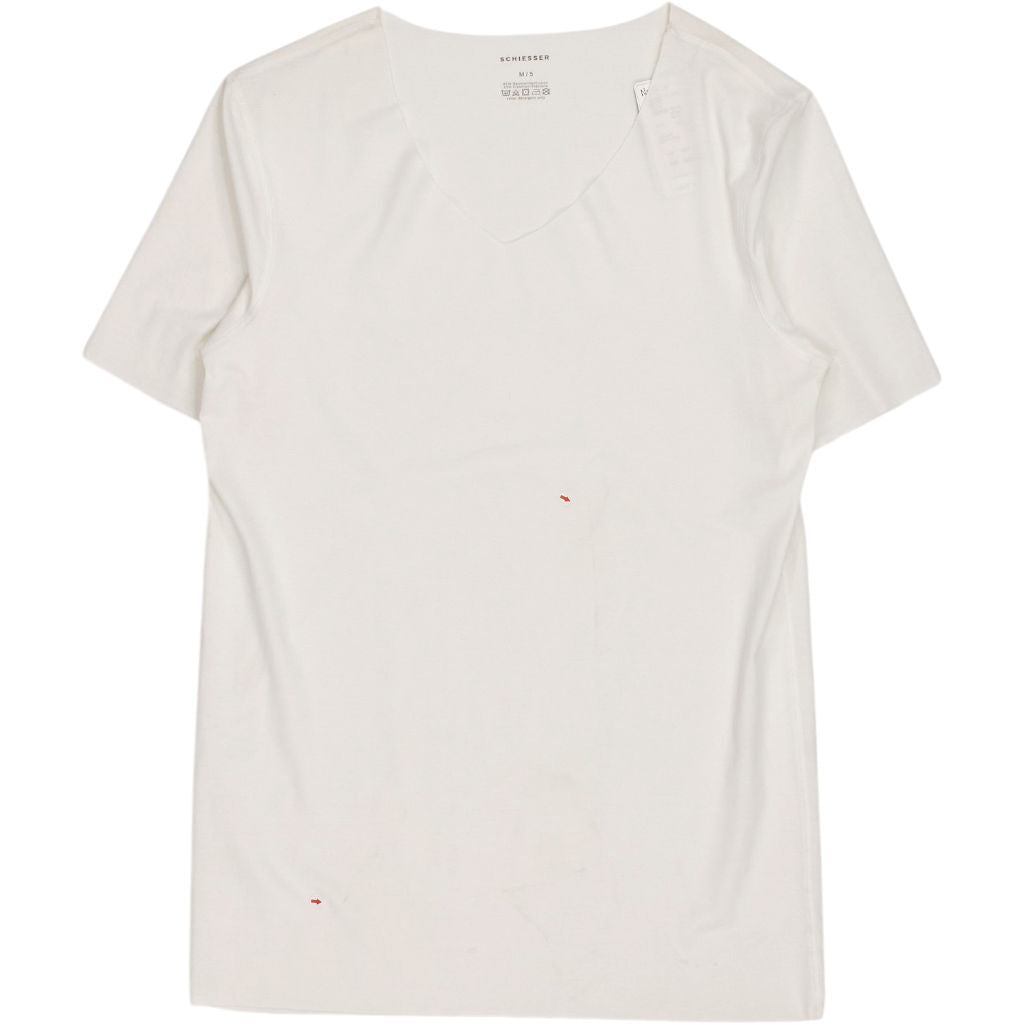 Schiesser White V-Neck T-Shirt