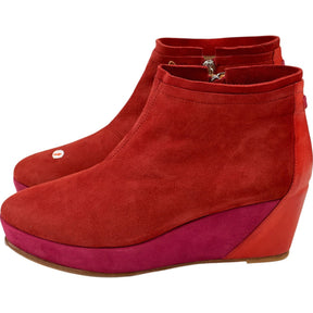 Folk Red Pink Riley Bay Boots EU 37