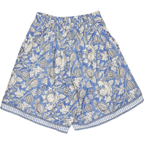Bonté Chalk Blue Floral Patterned Luc Shorts