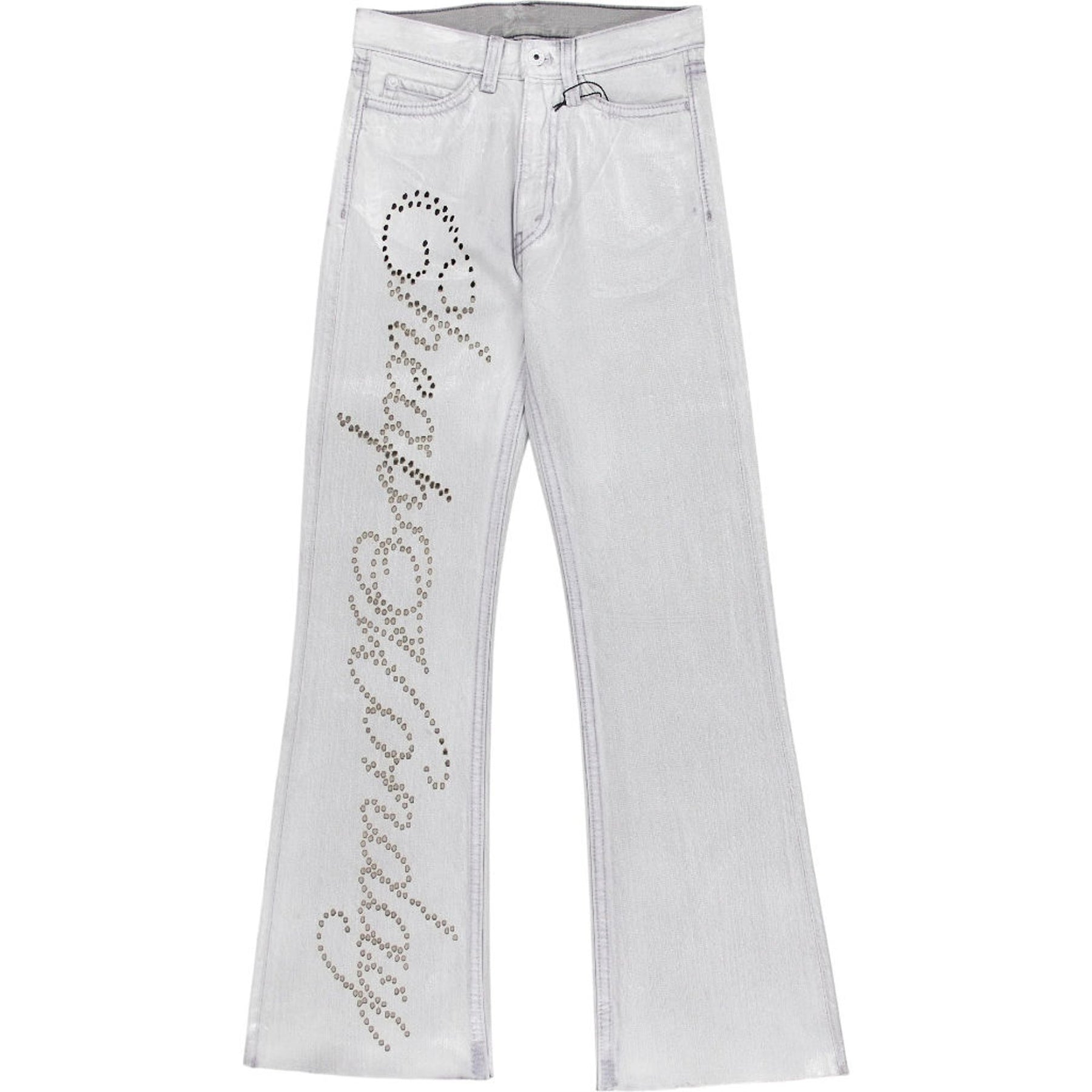 Cheap Monday White Embellished Jeans