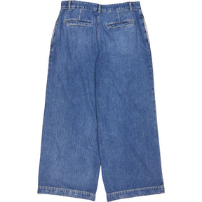 Hush Blue Lya Pleated Wide Leg Jeans
