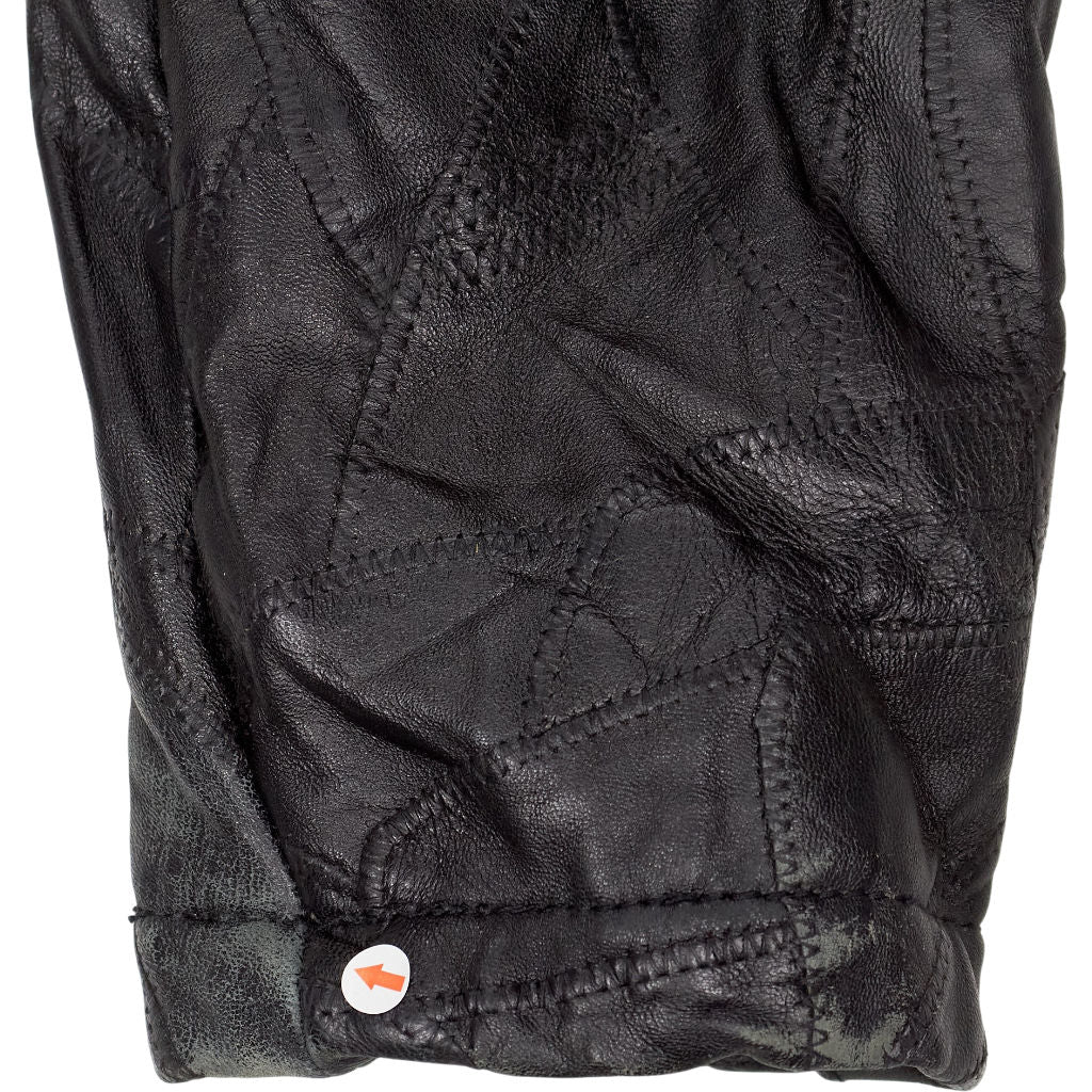 Vintage Navarre Black Leather Coat