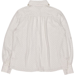 Hush White Pointy Collar Hot Studs Shirt