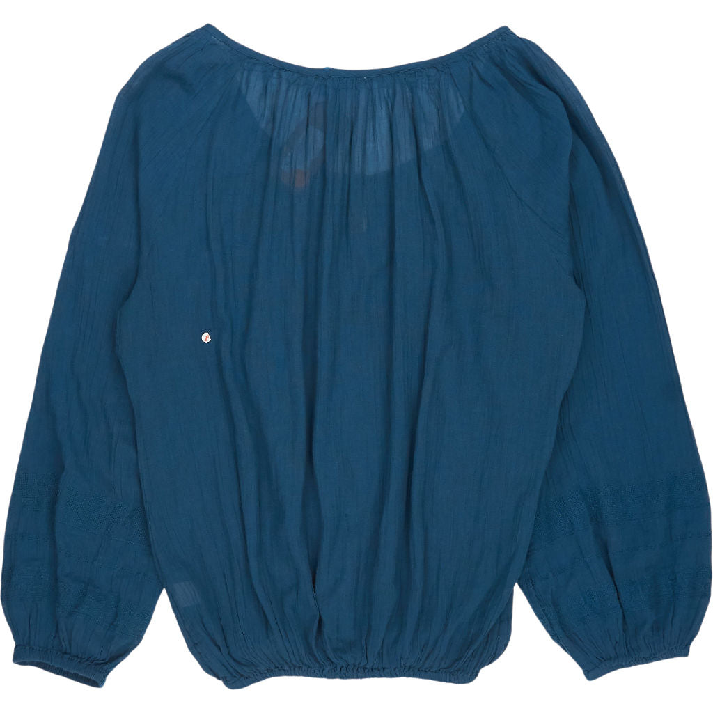 Star Mela Blue Cotton Blouse