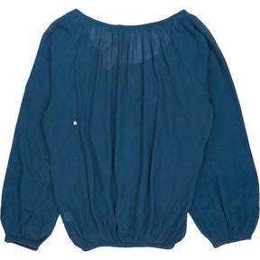 Star Mela Blue Cotton Blouse